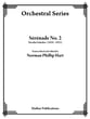 Serenade No. 2 Orchestra sheet music cover